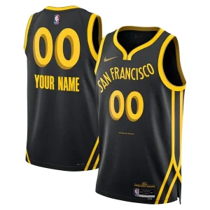 Carino Golden State Warriors Nike Unisex 2023/24 Custom Swingman Jersey Black City Edition per i Fan Veri