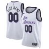 Cool Los Angeles Lakers Nike Unisex 2022/23 Swingman Custom Jersey City Edition White per i Fan Veri