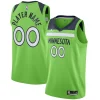 Versatile Pratico Minnesota Timberwolves Jordan Brand Swingman Custom Jersey Statement Edition Green per i Fan Veri