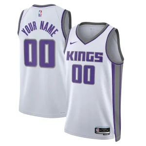 Gorgeous Sacramento Kings Nike Unisex 2022/23 Swingman Custom Jersey White Association Edition per i Fan Veri