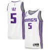 Splendido Gorgeous De'Aaron Fox Sacramento Kings Nike Swingman Player Jersey Association Edition White per i Fan Veri