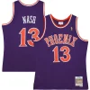 Fantastico Trendy Carino Steve Nash Phoenix Suns 2001/02 Hardwood Classics Swingman Jersey Purple/White per i Fan Veri