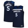 Sofisticato Anthony Edwards Minnesota Timberwolves Big & Tall Fast Break Jersey Icon Edition Navy per i Fan Veri