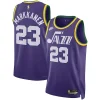 Eccezionale Sofisticato Attraente Lauri Markkanen Utah Jazz Nike Unisex 2023/24 Swingman Replica Jersey Classic Edition Purple per i Fan Veri