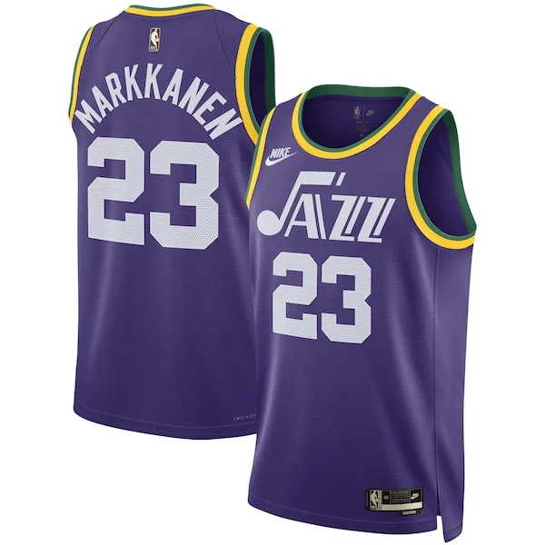 Eccezionale Sofisticato Attraente Lauri Markkanen Utah Jazz Nike Unisex 2023/24 Swingman Replica Jersey Classic Edition Purple per i Fan Veri