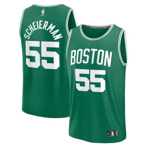 Cool Fantastico Baylor Scheierman Boston Celtics 2024 NBA Draft Fast Break Player Jersey Icon Edition Kelly Green per i Fan Veri