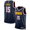 Moderno Sofisticato Nikola Jokic Denver Nuggets Nike Unisex Swingman Jersey Icon Edition Navy per i Fan Veri
