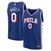 Magnifico Eccezionale Splendido Tyrese Maxey Philadelphia 76ers Fast Break Replica Player Jersey Icon Edition Royal per i Fan Veri