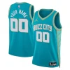 Cool Charlotte Hornets Jordan Brand Unisex 2023/24 Custom Swingman Jersey Teal City Edition per i Fan Veri
