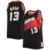 Splendido Steve Nash Phoenix Suns Big & Tall 1996/97 NBA 75th Anniversary Diamond Swingman Jersey Black per i Fan Veri