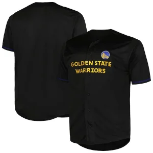 Attraente Elegante Magnifico Golden State Warriors Profile Big & Tall Pop Jersey Black per i Fan Veri