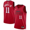 Elegante Meraviglioso Jaime Jaquez Jr. Miami Heat Nike Unisex 2024/25 Swingman Player Jersey City Edition Red per i Fan Veri