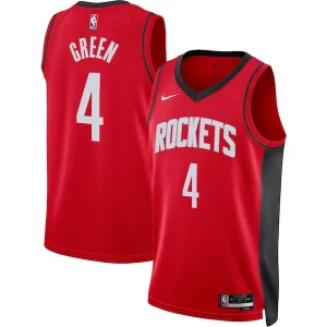 Lussuoso Incantevole Bellissimo Jalen Green Houston Rockets Nike Unisex Swingman Jersey Icon Edition Red per i Fan Veri
