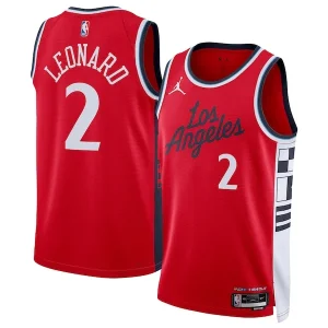 Ottimo Kawhi Leonard LA Clippers Jordan Brand Unisex 2024/25 Swingman Jersey Statement Edition Red per i Fan Veri