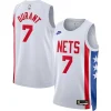 Comodo Kevin Durant Brooklyn Nets Nike Swingman Jersey Classic Edition White per i Fan Veri