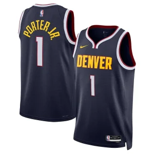 Accattivante Sofisticato Michael Porter Jr. Denver Nuggets Nike Unisex Swingman Jersey Association Edition Navy per i Fan Veri