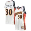 Elegante Duraturo Stephen Curry Golden State Warriors 2009/10 Hardwood Classics Authentic Jersey White per i Fan Veri