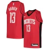 Carino Prestigioso Duraturo James Harden Houston Rockets Nike Youth Team Swingman Jersey Icon Edition Red per i Fan Veri