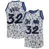 Classico Shaquille O'Neal Orlando Magic 1994/95 Hardwood Classics Doodle Swingman Jersey White per i Fan Veri