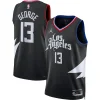 Resistente Sofisticato Paul George LA Clippers Jordan Brand Unisex Swingman Jersey Statement Edition Black per i Fan Veri