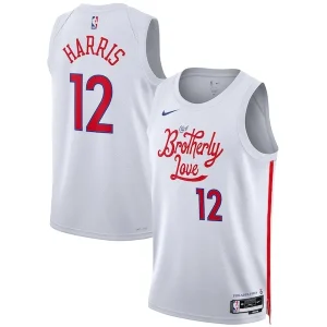 Attraente Tobias Harris Philadelphia 76ers Nike Unisex 2022/23 Swingman Jersey City Edition White per i Fan Veri
