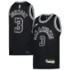 Duraturo Keldon Johnson San Antonio Spurs Nike Youth 2022/23 Swingman Jersey Classic Edition Black per i Fan Veri