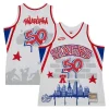 Classico Stupendo Raffinato Philadelphia 76ers x Tats Cru Hardwood Classics Fashion Jersey White per i Fan Veri