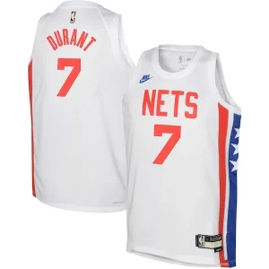 Raffinato Pratico Magnifico Kevin Durant Brooklyn Nets Nike Youth 2022/23 Swingman Jersey White Classic Edition per i Fan Veri