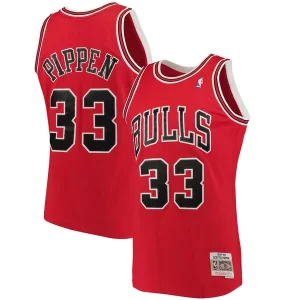 Comodo Scottie Pippen Chicago Bulls 1997/98 Big & Tall Hardwood Classics Swingman Jersey Red per i Fan Veri