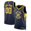 Pratico Delizioso Raffinato Indiana Pacers Nike Unisex 2022/23 Swingman Custom Jersey Navy Icon Edition per i Fan Veri