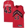 Meraviglioso Classico Pascal Siakam Toronto Raptors Nike Youth 2021/22 Diamond Swingman Jersey Icon Edition Red per i Fan Veri