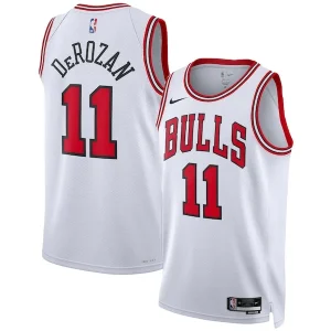 Eccezionale Magnifico DeMar DeRozan Chicago Bulls Nike Unisex Swingman Jersey Association Edition White/Red per i Fan Veri
