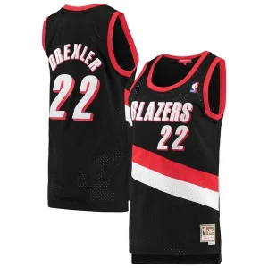 Stupendo Comodo Clyde Drexler Portland Trail Blazers Women's 1991/92 Hardwood Classics Swingman Jersey Black per i Fan Veri