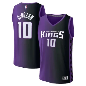 Comodo Magnifico DeMar DeRozan Sacramento Kings Youth Fast Break Replica Player Jersey Statement Edition Purple per i Fan Veri