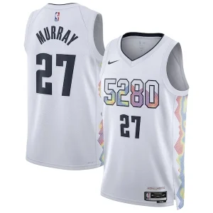 Fascinante Duraturo Delizioso Jamal Murray Denver Nuggets Nike Unisex 2024/25 Swingman Player Jersey City Edition White per i Fan Veri