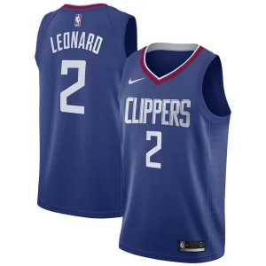 Pratico Kawhi Leonard LA Clippers Nike 2019/20 Swingman Jersey Blue Icon Edition per i Fan Veri