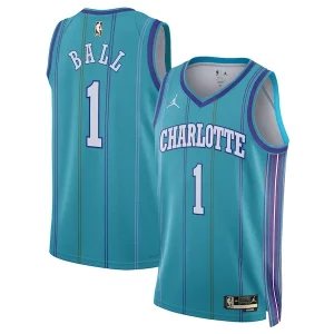 Resistente Duraturo LaMelo Ball Charlotte Hornets Jordan Brand Unisex 2023/24 Swingman Replica Jersey Classic Edition Teal per i Fan Veri