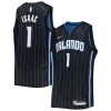 Bellissimo Trendy Jonathan Isaac Orlando Magic Nike Youth 2021/22 Diamond Swingman Jersey Icon Edition Black per i Fan Veri