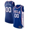 Robusto Bellissimo Lussuoso Philadelphia 76ers Nike Custom Authentic Jersey Icon Edition Royal per i Fan Veri