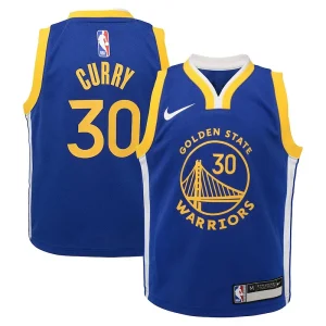 Raffinato Stephen Curry Golden State Warriors Nike Preschool Dri FIT Swingman Player Jersey Icon Edition Royal per i Fan Veri