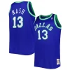 Elegante Versatile Sofisticato Steve Nash Dallas Mavericks Big & Tall Hardwood Classics 1998/99 Swingman Jersey Blue per i Fan Veri