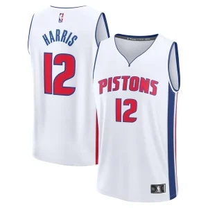 Stupendo Comodo Tobias Harris Detroit Pistons Youth Fast Break Replica Player Jersey Association White Edition per i Fan Veri
