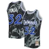 Eccezionale Resistente Delizioso Shaquille O'Neal Orlando Magic 1994/95 Hardwood Classics Marble Swingman Jersey Black per i Fan Veri