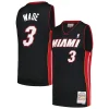Cool Dwyane Wade Miami Heat 2012/13 Hardwood Classics Swingman Jersey Black per i Fan Veri
