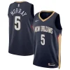 Attraente Resistente Elegante Dejounte Murray New Orleans Pelicans Nike Unisex 2024 Offseason Addition Nike Swingman Jersey Navy per i Fan Veri