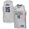 Sofisticato Raffinato Nikola Jokic Denver Nuggets Nike Youth 2024/25 Swingman Player Jersey City Edition White per i Fan Veri