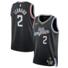 Gorgeous Moderno Kawhi Leonard LA Clippers Nike Unisex 2022/23 Swingman Jersey City Edition Black per i Fan Veri