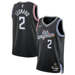 Gorgeous Moderno Kawhi Leonard LA Clippers Nike Unisex 2022/23 Swingman Jersey City Edition Black per i Fan Veri