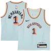 Sofisticato Incantevole Prestigioso Victor Wembanyama San Antonio Spurs Nike Preschool 2024/25 Swingman Player Jersey City Edition Light Blue per i Fan Veri