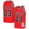 Pratico Michael Jordan Chicago Bulls Youth Hardwood Classics 1997/98 Authentic Jersey Red per i Fan Veri